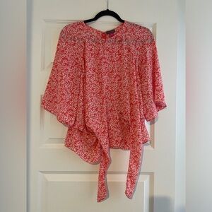 Vince Camuto pink floral top